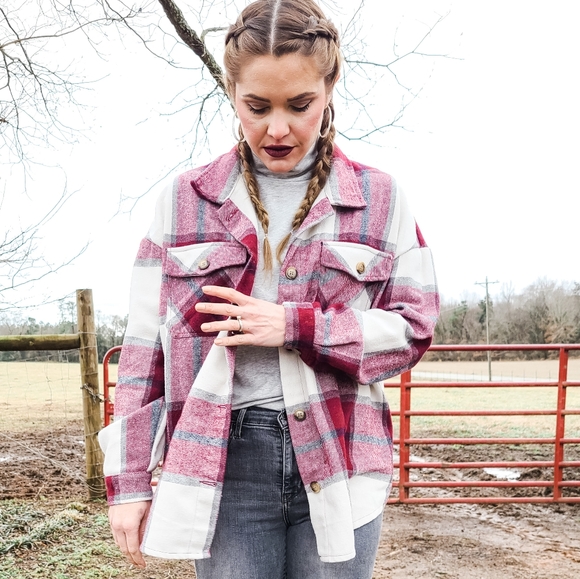 Plaid Shacket - Picture 5 of 6